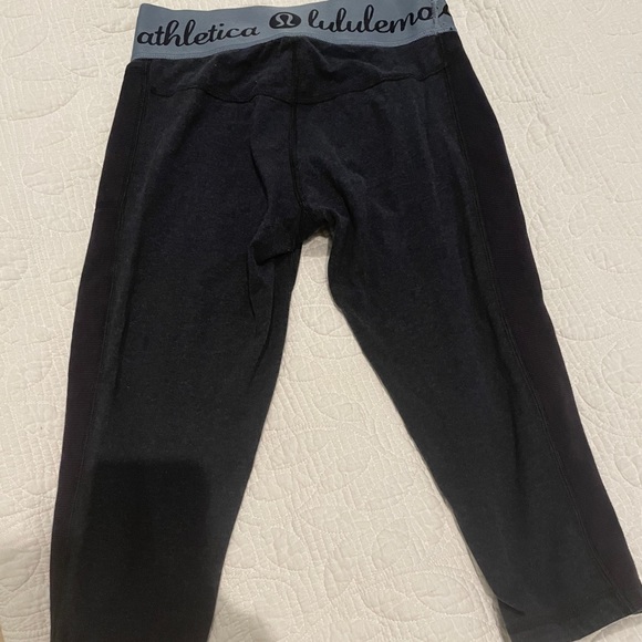 Lululemon Crop Two-Tone Leggings - Picture 3 of 4
